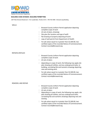 Electrical, Mechanical, and Plumbing Checklists - Broward County, Florida, Page 9