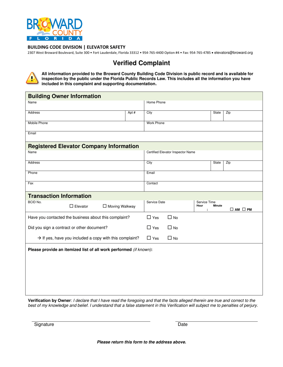 Building Code Services Division Broward County