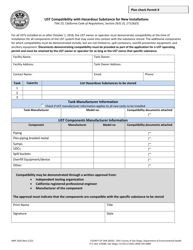 Document preview: Form HMF2020 Ust Compatibility With Hazardous Substance for New Installations - County of San Diego, California