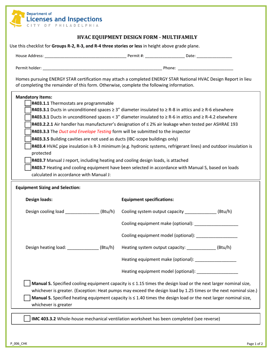 Form P_006_CHK - Fill Out, Sign Online and Download Fillable PDF, City ...