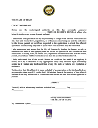Commercial Pet Facility License Application - City of Houston, Texas, Page 6