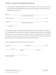 Credit Access Business Application for Certificate of Registration - City of Houston, Texas, Page 3