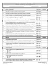 Form C (CE-1282) Audit of Fabrication Practices (General) - City of Houston, Texas, Page 2