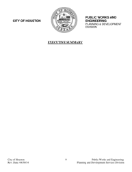 Application for Approval of Municipal Setting Designation - City of Houston, Texas, Page 9
