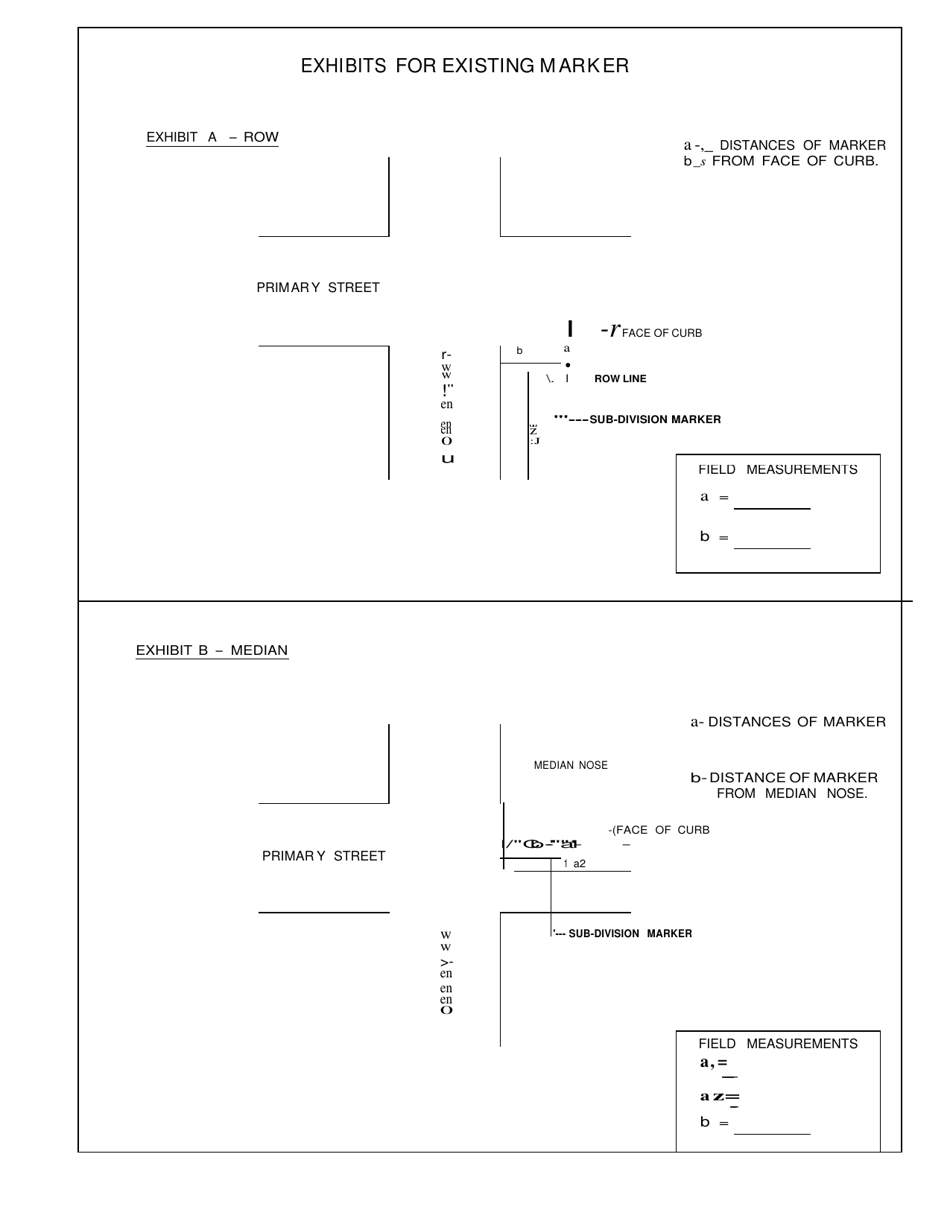 Subdivision Marker Application Form - City of Houston, Texas, Page 6