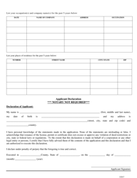 Vehicle-For-Hire Driver&#039;s License Application - City of Houston, Texas, Page 3