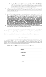 Form PW-9873C Consent to Encroachment Over City Easement - City of Houston, Texas, Page 3