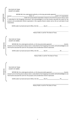 Form PW-9873C Consent to Encroachment Over City Easement - City of Houston, Texas, Page 4