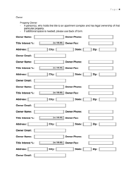 Multi-Family Rental Property Registration - City of Houston, Texas, Page 4