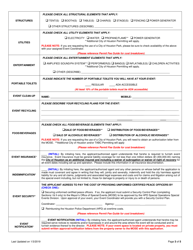 Special Event Application - City of Houston, Texas, Page 3