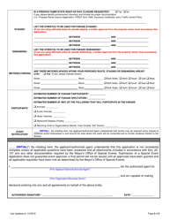 Special Event Application - City of Houston, Texas, Page 5