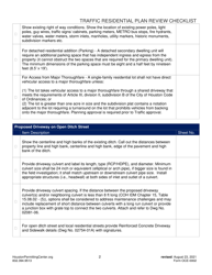 Form OCE-0002 Traffic Residential Plan Review Checklist - City of Houston, Texas, Page 2