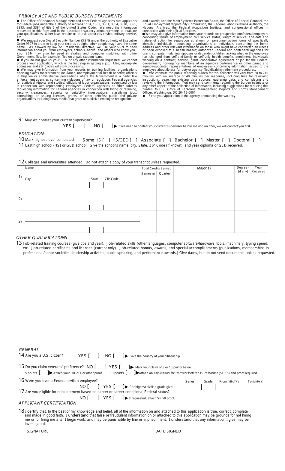 Form 5 Texas National Guard Application for Employment / Promotion - Texas, Page 4