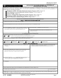 VA Form 22-0803 Application for Reimbursement of Licensing or Certification Test Fees