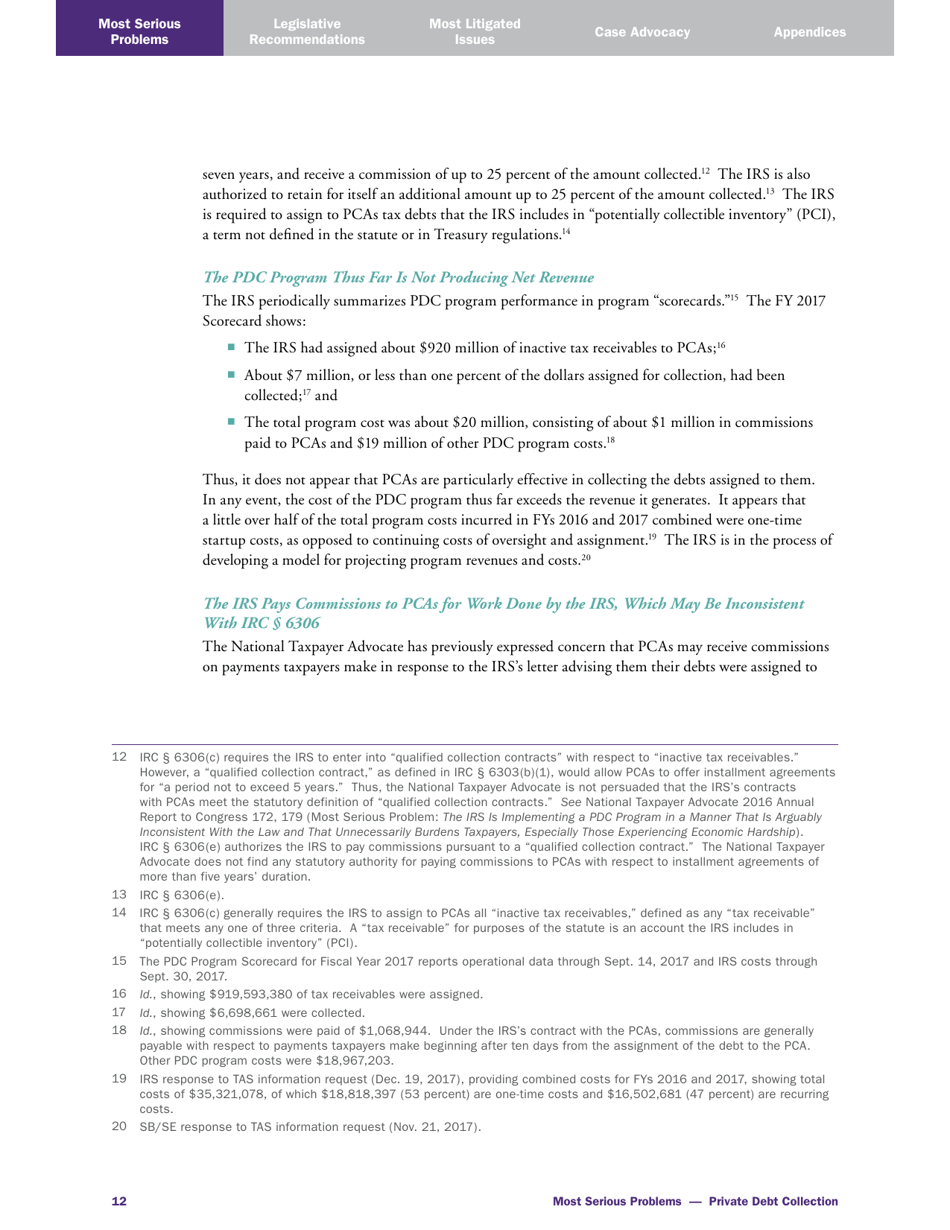Taxpayer Advocate Service: Annual Report to Congress - Volume One, Page 3
