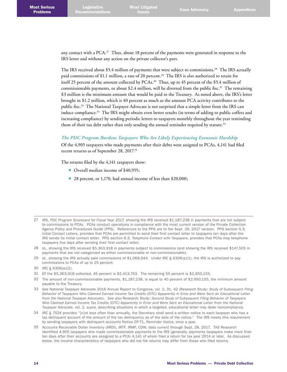 Taxpayer Advocate Service: Annual Report to Congress - Volume One, Page 5
