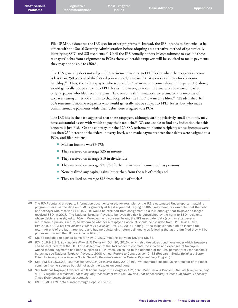 Taxpayer Advocate Service: Annual Report to Congress - Volume One, Page 9