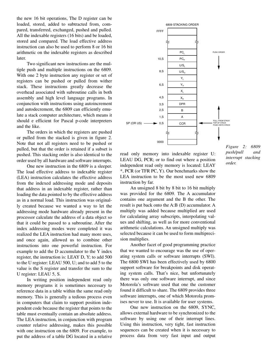 The 6809 Part 1: Design Philosophy - Terry Ritter, Joel Boney, Page 11