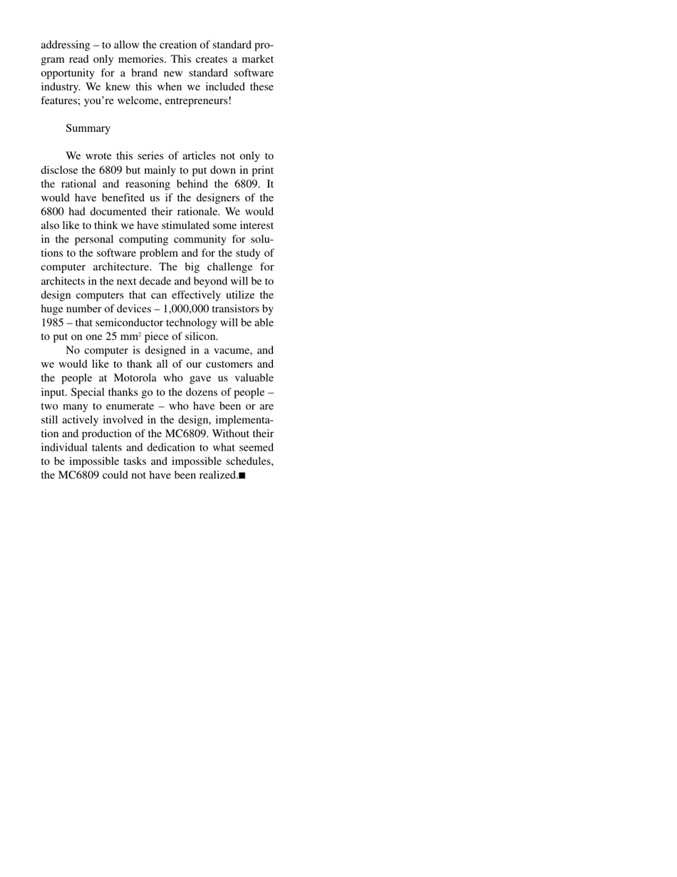 The 6809 Part 1: Design Philosophy - Terry Ritter, Joel Boney, Page 28