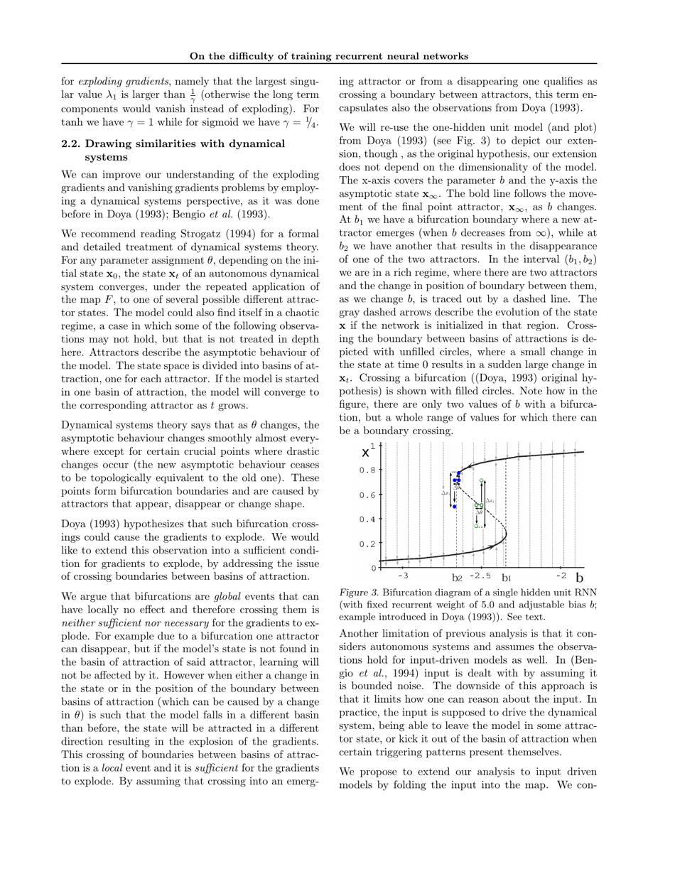 On the Difficulty of Training Recurrent Neural Networks - Razvan Pascanu, Tomas Mikolov, Yoshua Bengio, Page 3