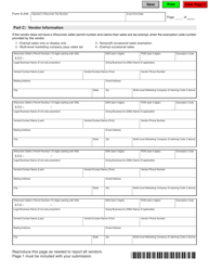 Form S-240 Wisconsin Temporary Event Report - Wisconsin, Page 2