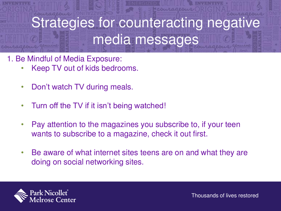 Teens, Social Media and Body Image - Heather R. Gallivan, Page 28