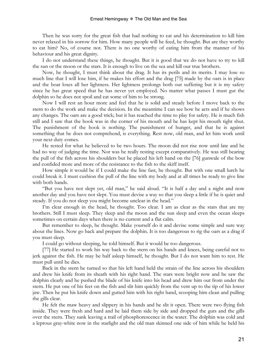 The Old Man and the Sea - Ernest Hemingway, Page 21
