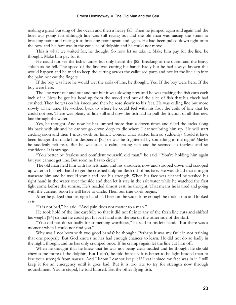 The Old Man and the Sea - Ernest Hemingway, Page 23