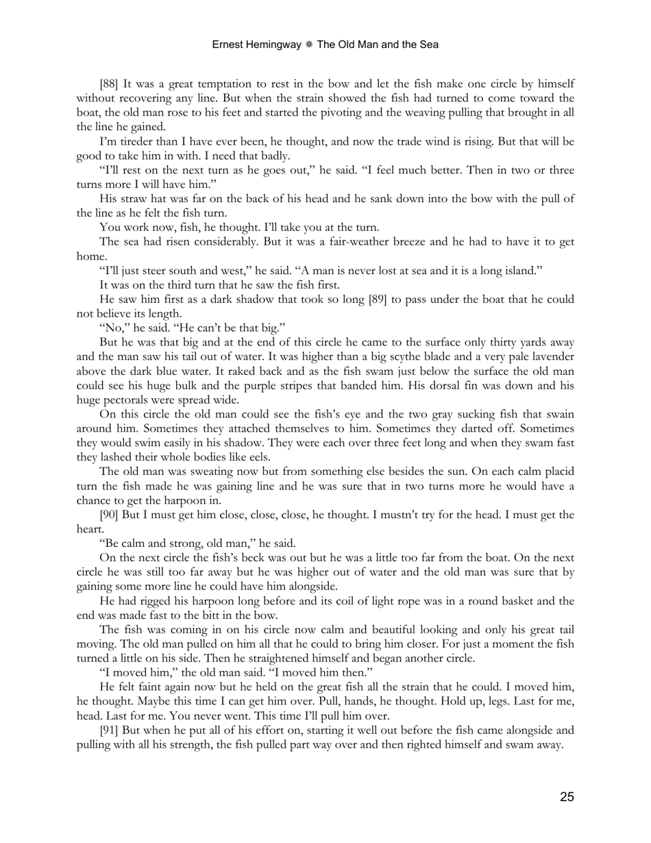 The Old Man and the Sea - Ernest Hemingway, Page 25