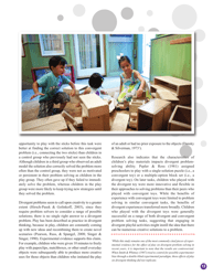 The Power of Play: a Research Summary on Play and Learning - Dr. Rachel E., Page 13