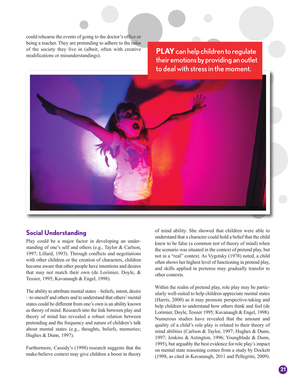 The Power of Play: a Research Summary on Play and Learning - Dr. Rachel E., Page 21