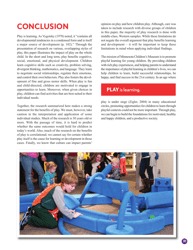 The Power of Play: a Research Summary on Play and Learning - Dr. Rachel E., Page 31
