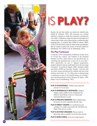 The Power of Play: a Research Summary on Play and Learning - Dr. Rachel E., Page 6