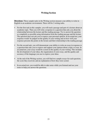 Toefl Ibt Test Questions: Reading Section - Educational Testing Service, Page 23