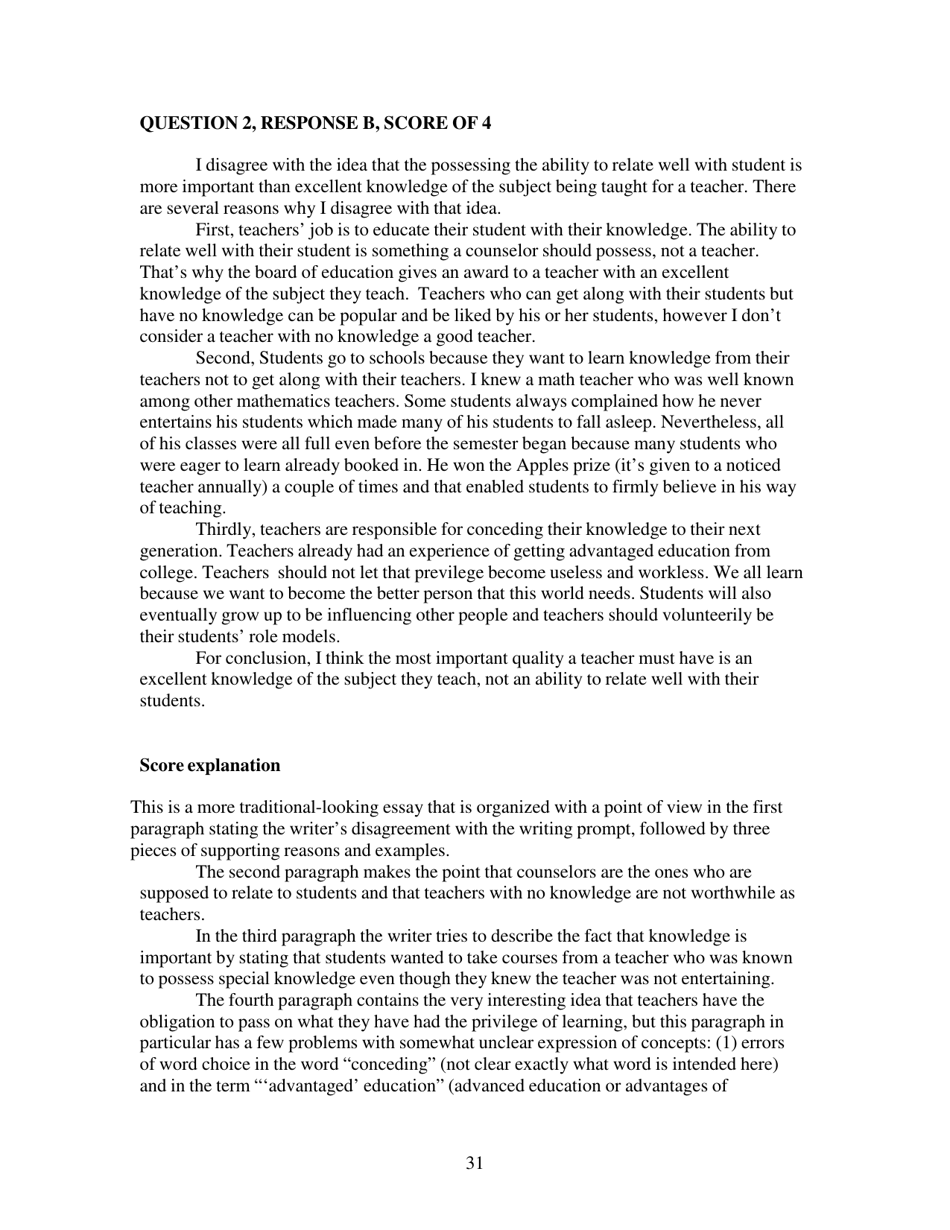 Toefl Ibt Test Questions: Reading Section - Educational Testing Service, Page 31