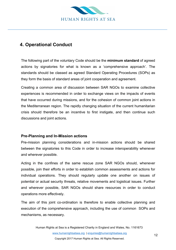Voluntary Code of Conduct for Search and Rescue Operations Undertaken by Civil Society Non-government Organisations in the Mediterranean Sea, Page 12