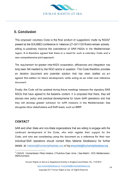 Voluntary Code of Conduct for Search and Rescue Operations Undertaken by Civil Society Non-government Organisations in the Mediterranean Sea, Page 14