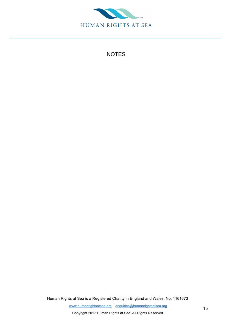 Voluntary Code of Conduct for Search and Rescue Operations Undertaken by Civil Society Non-government Organisations in the Mediterranean Sea, Page 15