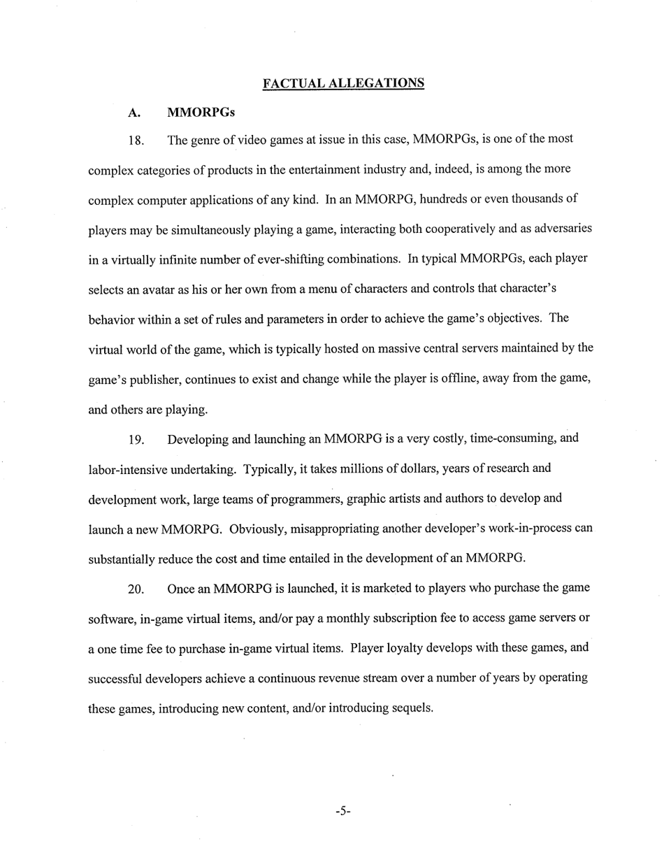 Complaint for Copyright Infringement, Misappropriation of Trade Secrets and Confidential Information, Unjust Enrichment, and Unfair Competition - New York, Page 5