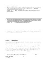 Form ADR-2000 Application for Mediation Course Certification - Virginia, Page 4