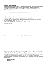 Form ADR-1001 Mentee Evaluation Form - Virginia, Page 4
