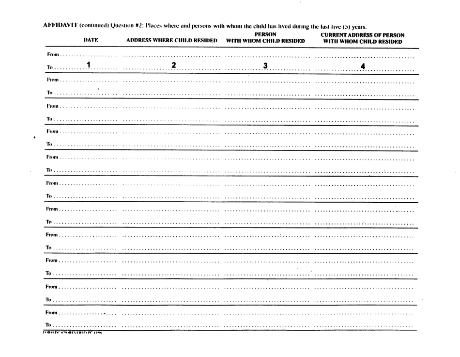 Download Instructions For Form Dc-620 Affidavit Pdf 