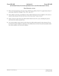Instructions for Form DC-620 Affidavit - Virginia, Page 5