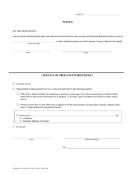 Form DC-625 Motion and Notice and Judgment for Arrearages - Virginia, Page 2