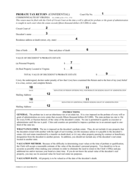 Instructions for Form CC-1651 Probate Tax Return - Virginia, Page 2