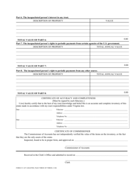 Form CC-1671 Inventory for Estate of Incapacitated Adult - Virginia, Page 3