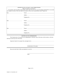 Form CC-1673 Inventory for Trust - Virginia, Page 3