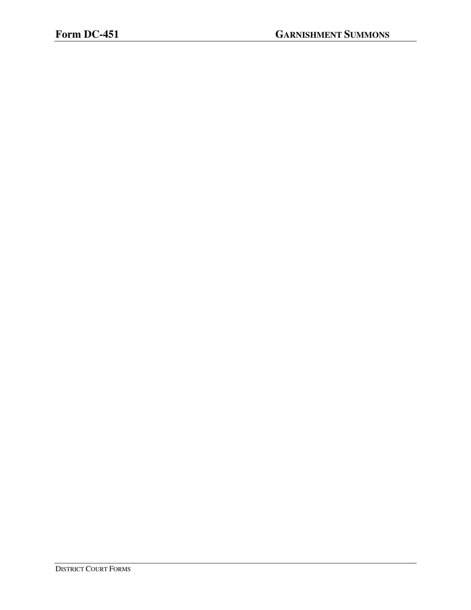 Instructions for Form DC-451 Garnishment Summons - Virginia, Page 4