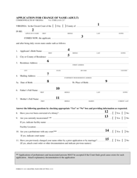 Instructions for Form CC-1411 Application for Change of Name (Adult) - Virginia, Page 2