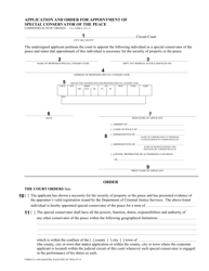 Instructions for Form CC-1430 Application and Order for Appointment of Special Conservator of the Peace - Virginia, Page 2
